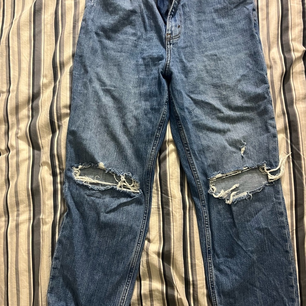 Abercrombie & Fitch-the ankle straight ultra high rise